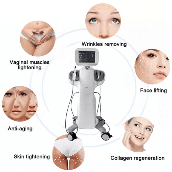 7D HIFU Machine for Vaginal  Face and Body Slimming, Painless Focused Ultrasound Wrinkle Removal Treatment - Image 2