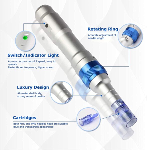 Dr. Pen Derma Pen A6 Cartridges Fessional Microneedling Pen Skin Needling Beauty Equitment - Image 4