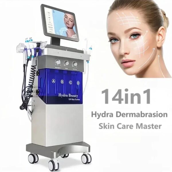 Master Hydro  Machine ficial 14 IN1  Facial Diamond Dermabrasion Microdermabrasion Jet Hydro Aqua Machine - Image 13