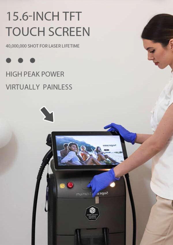 Price Ice  810nm 808nm 1064nm Diode Laser Hair Removal Soprano Titanium Laser Hair Removal Machine