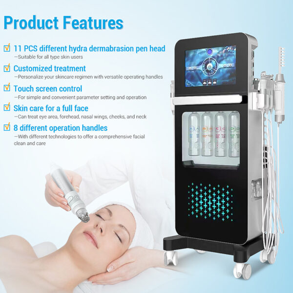 Hydro Dermabrasion Face Skin Care Beauty Salon Spa Equipment Hydra Skin Care Facial Machine - Image 3